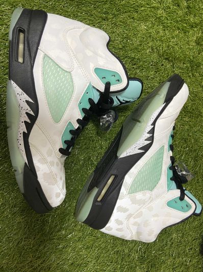 Nike Air Jordan 5 "White/Black/Island Green"