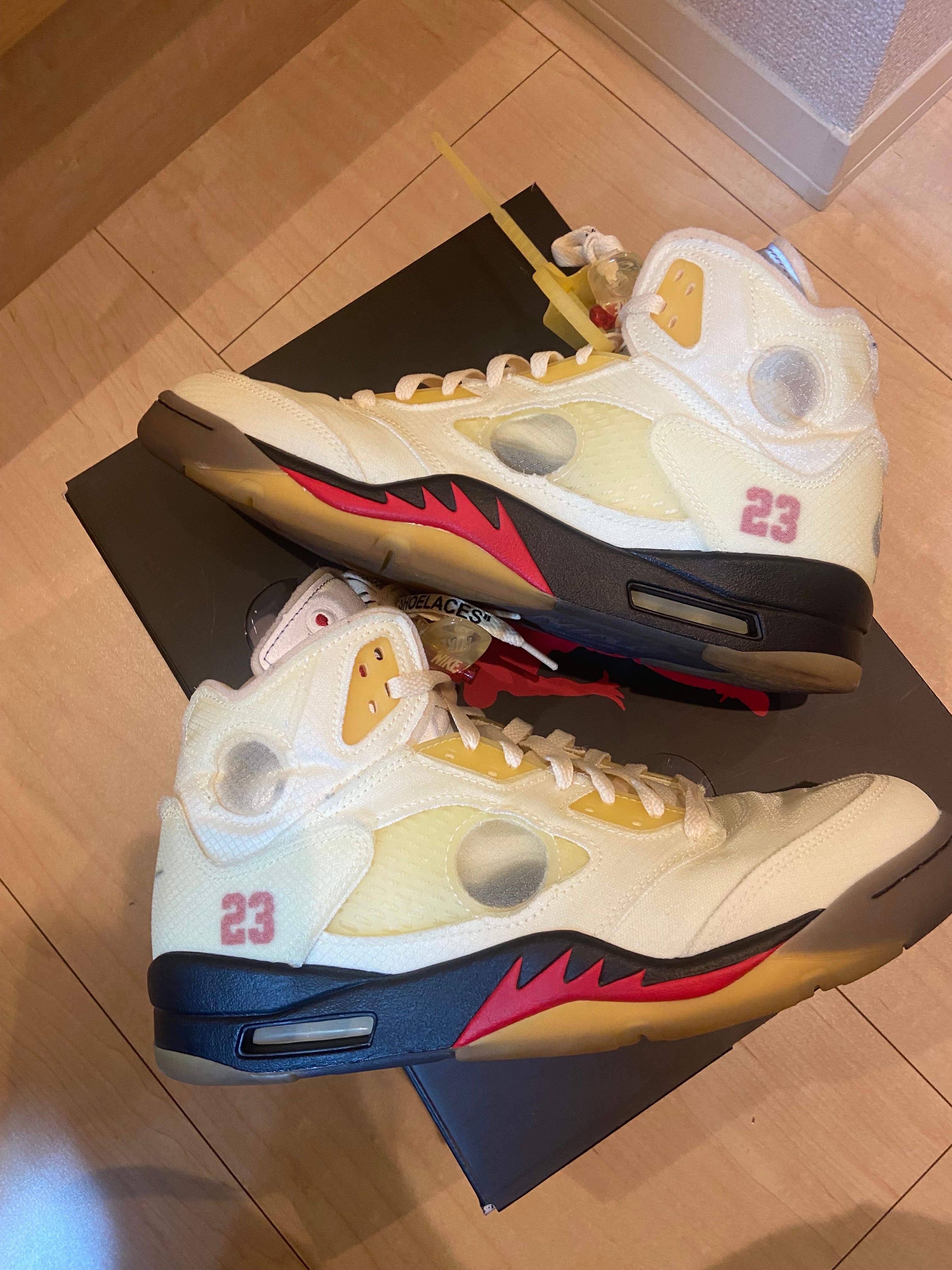 Off-White × Nike Air Jordan 5 "Sail"