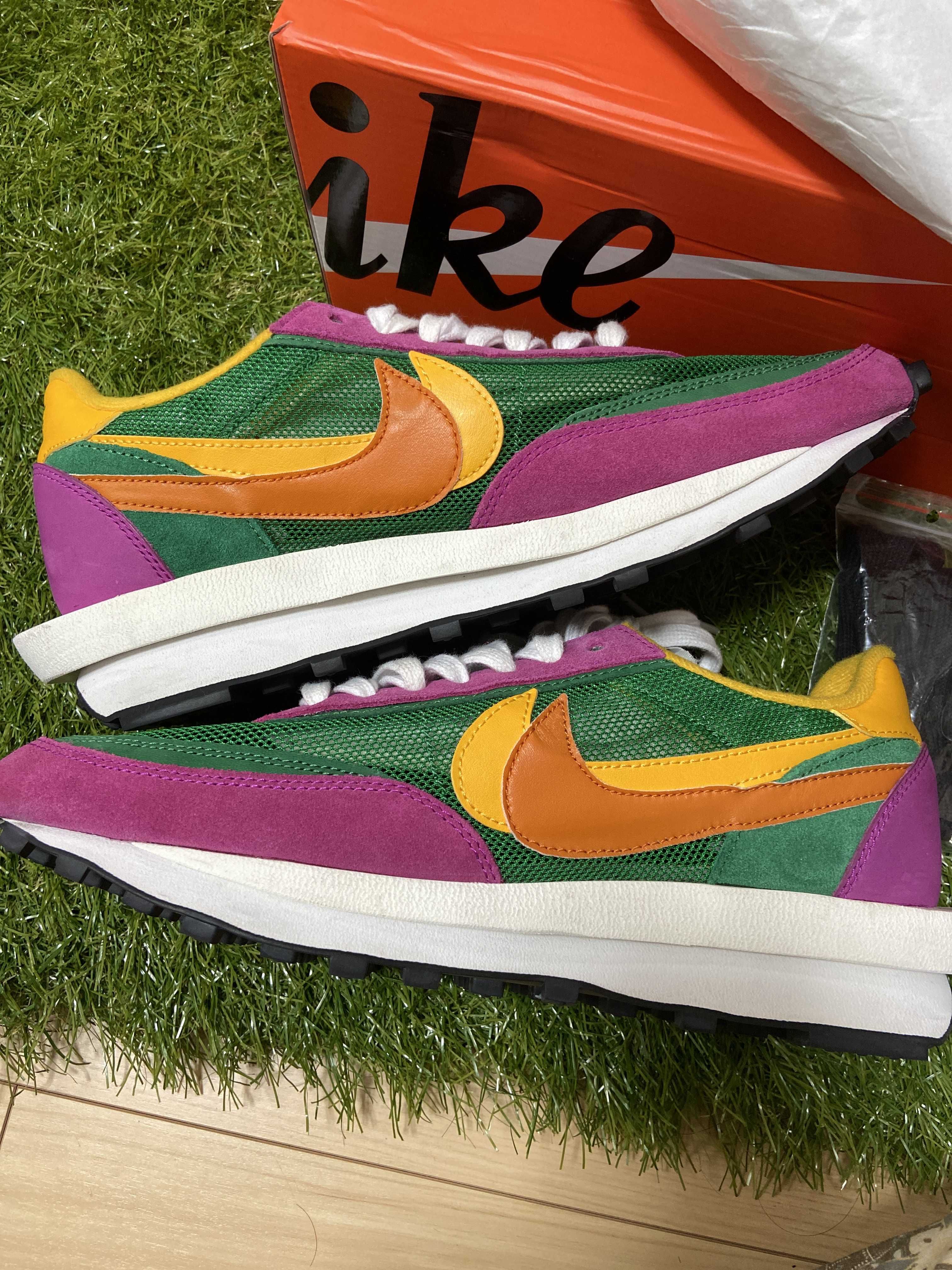 sacai × NIKE LDV WAFFLE "PINE GREEN"