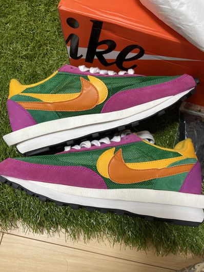 sacai × NIKE LDV WAFFLE "PINE GREEN"