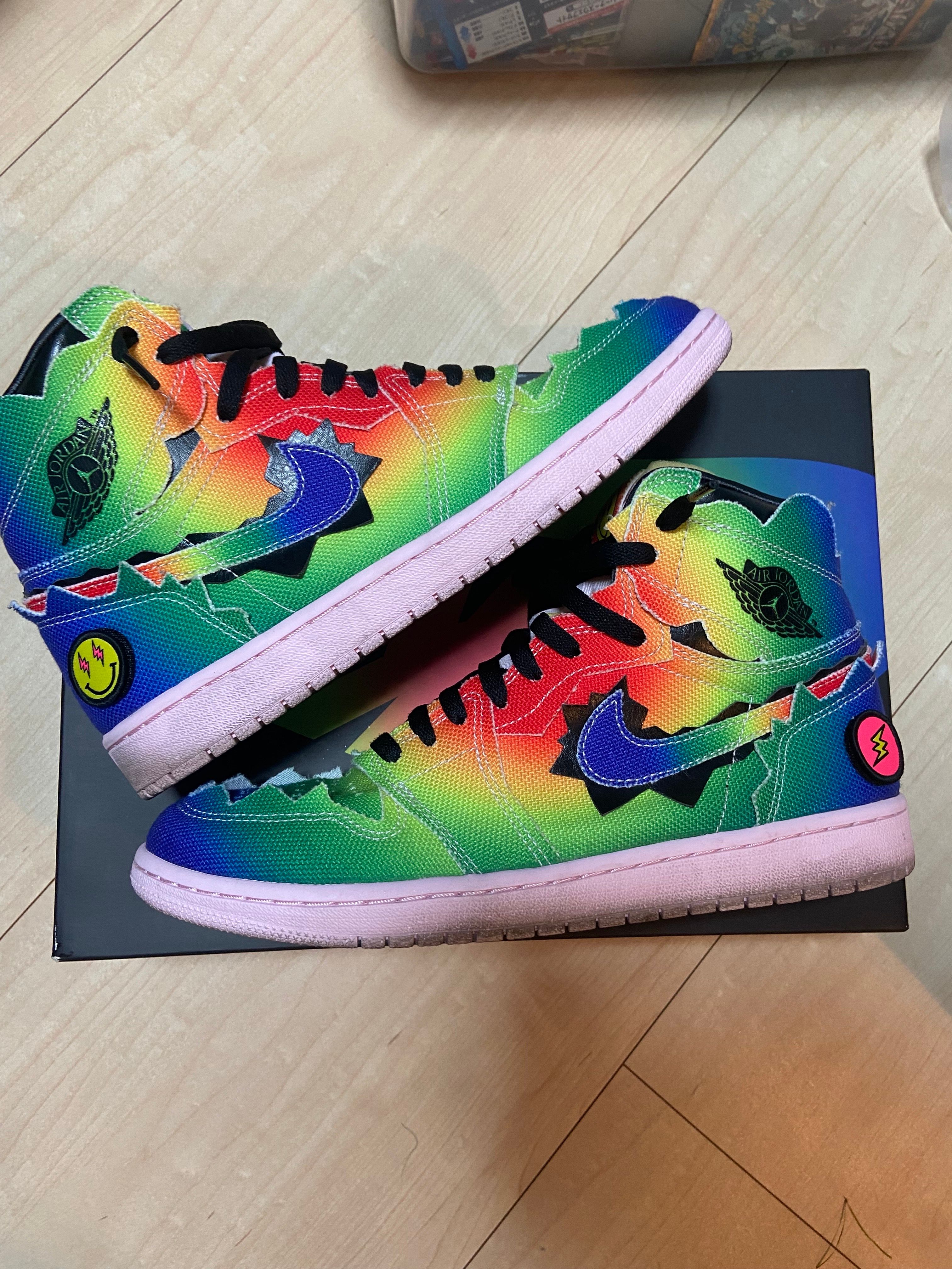 J Balvin × Nike Air Jordan 1 High OG "Rainbow"