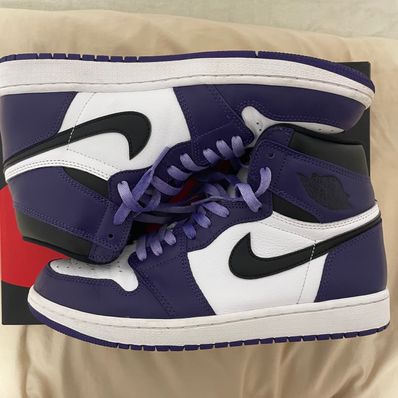 Nike Air Jordan 1 Retro High OG "Court Purple White/Black" (2020)