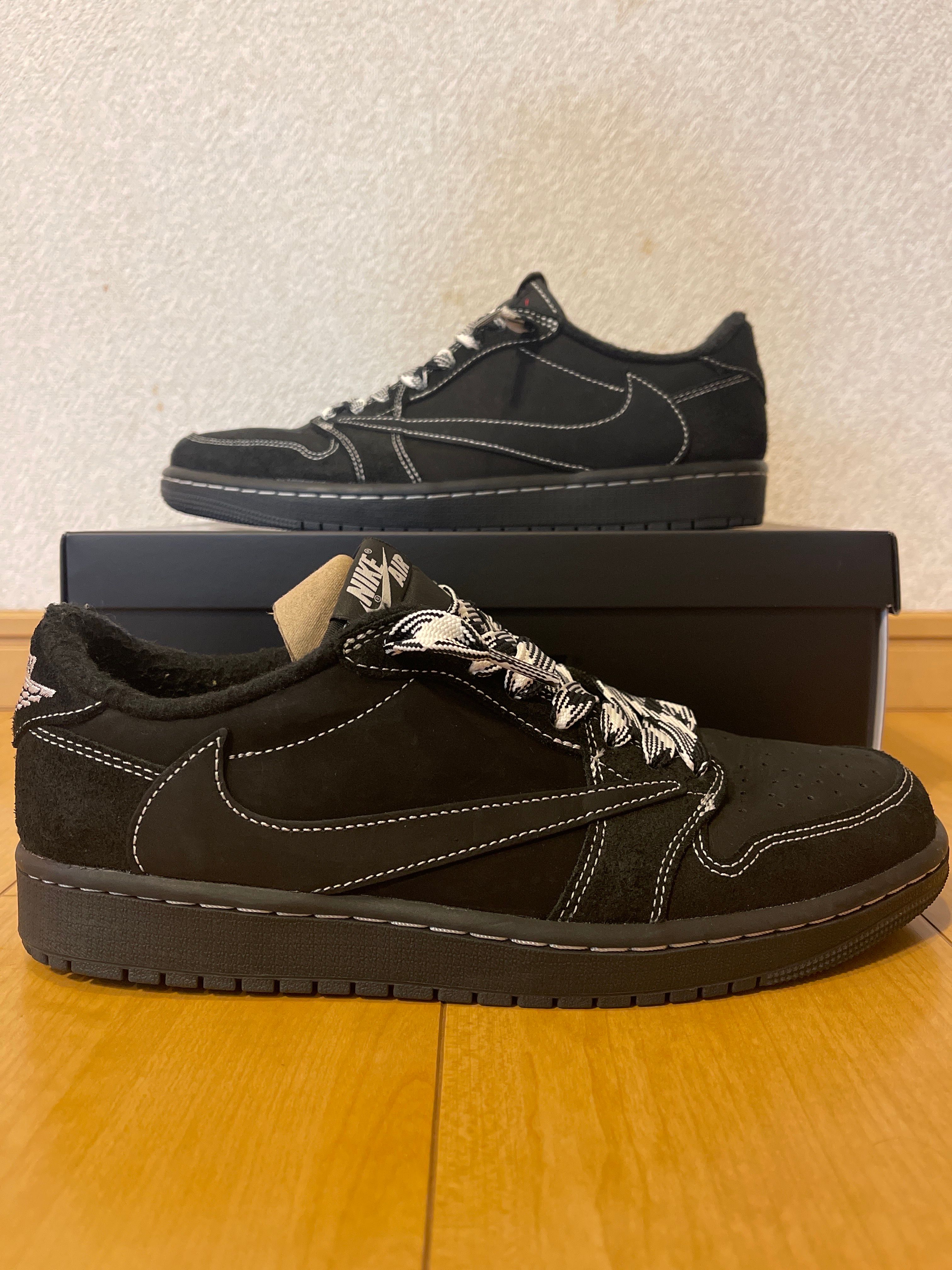 Travis Scott × Nike Air Jordan 1 Low OG SP "Black Phantom"