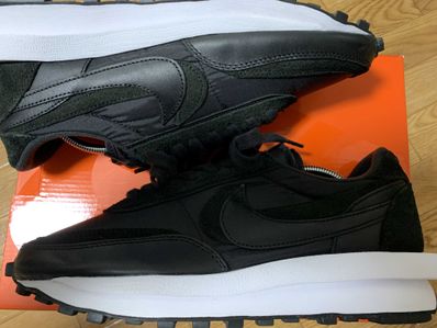 sacai × Nike LDV Waffle "Triple Black"