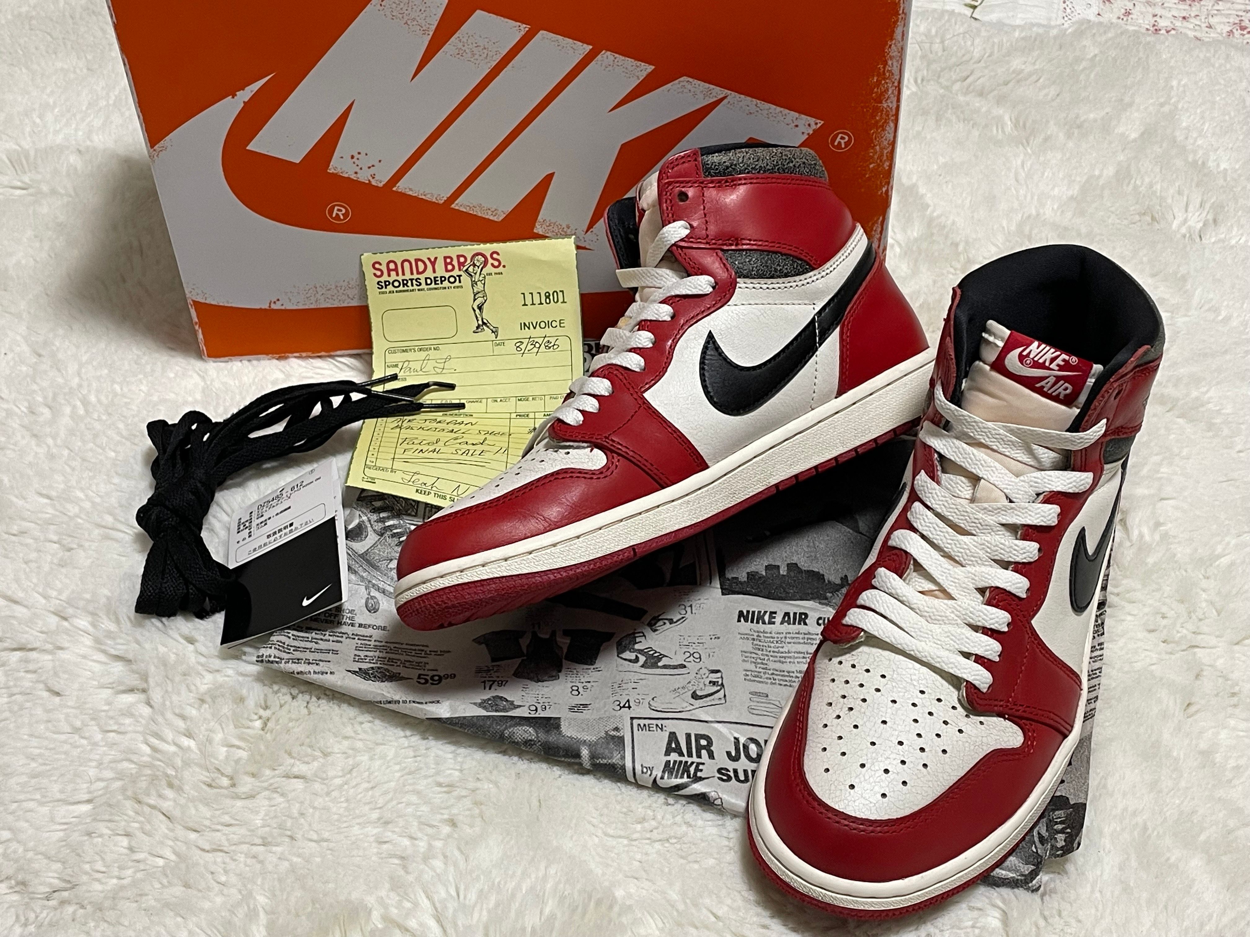 Nike Air Jordan 1 High OG "Lost & Found/Chicago"