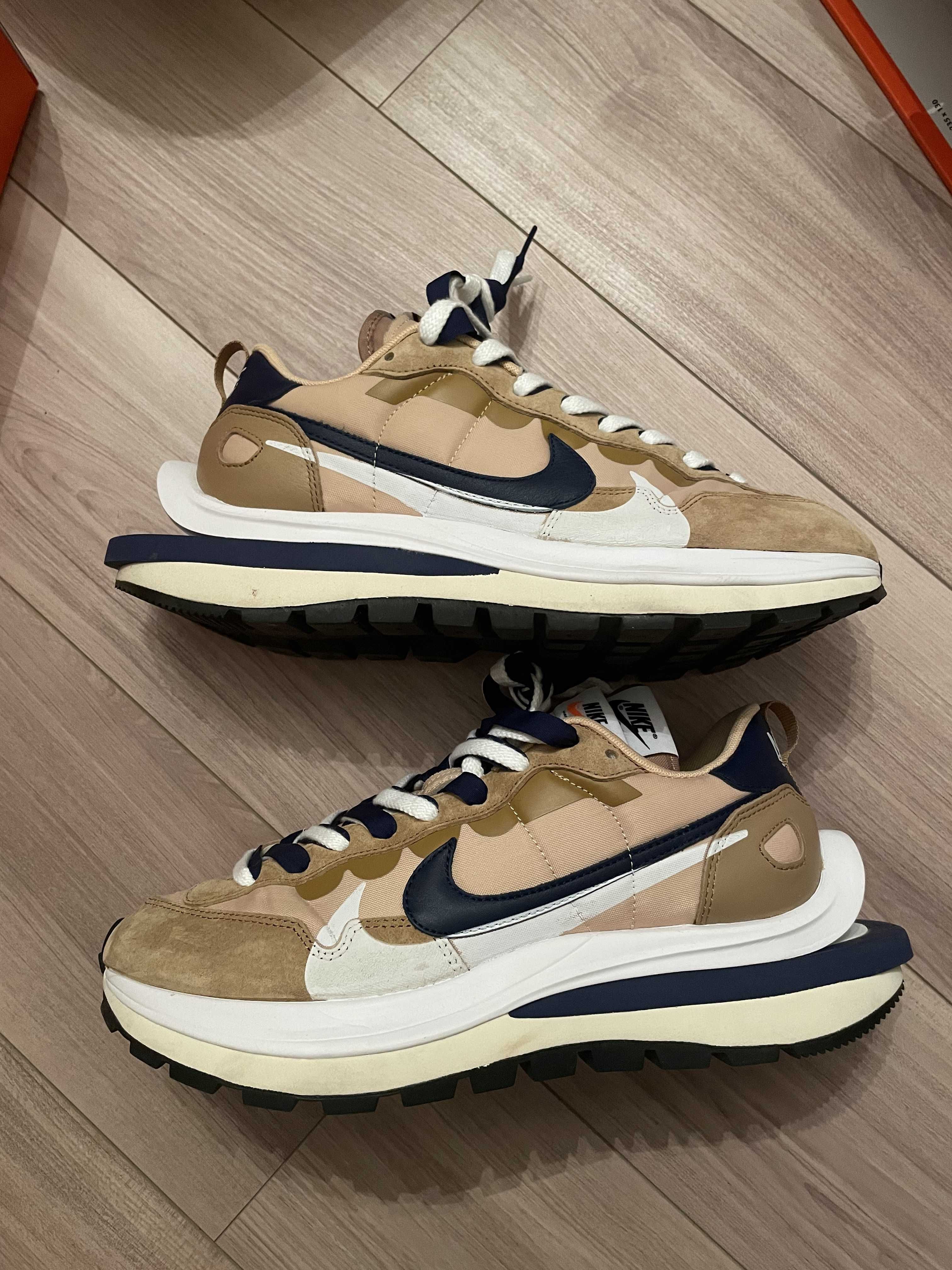 Sacai × Nike Vapor Waffle "Sesame And Blue Void"