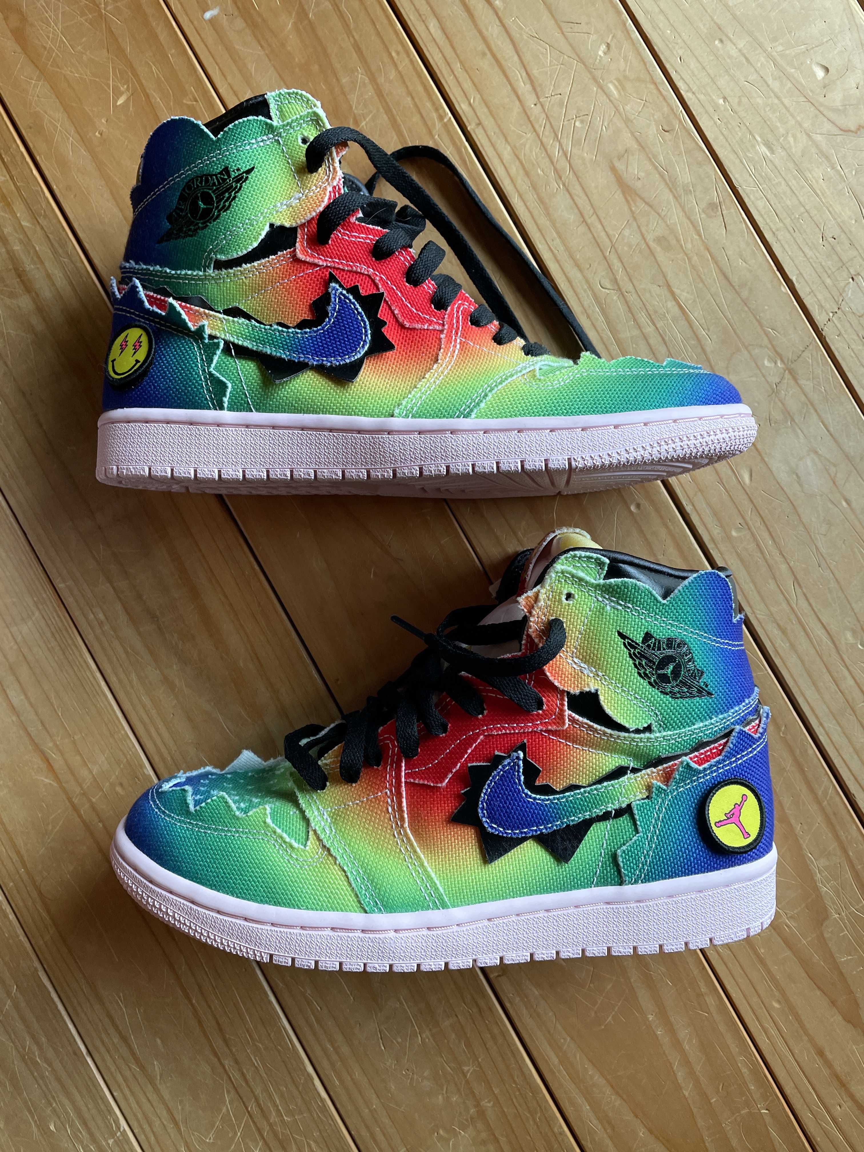 J Balvin × Nike Air Jordan 1 High OG "Rainbow"