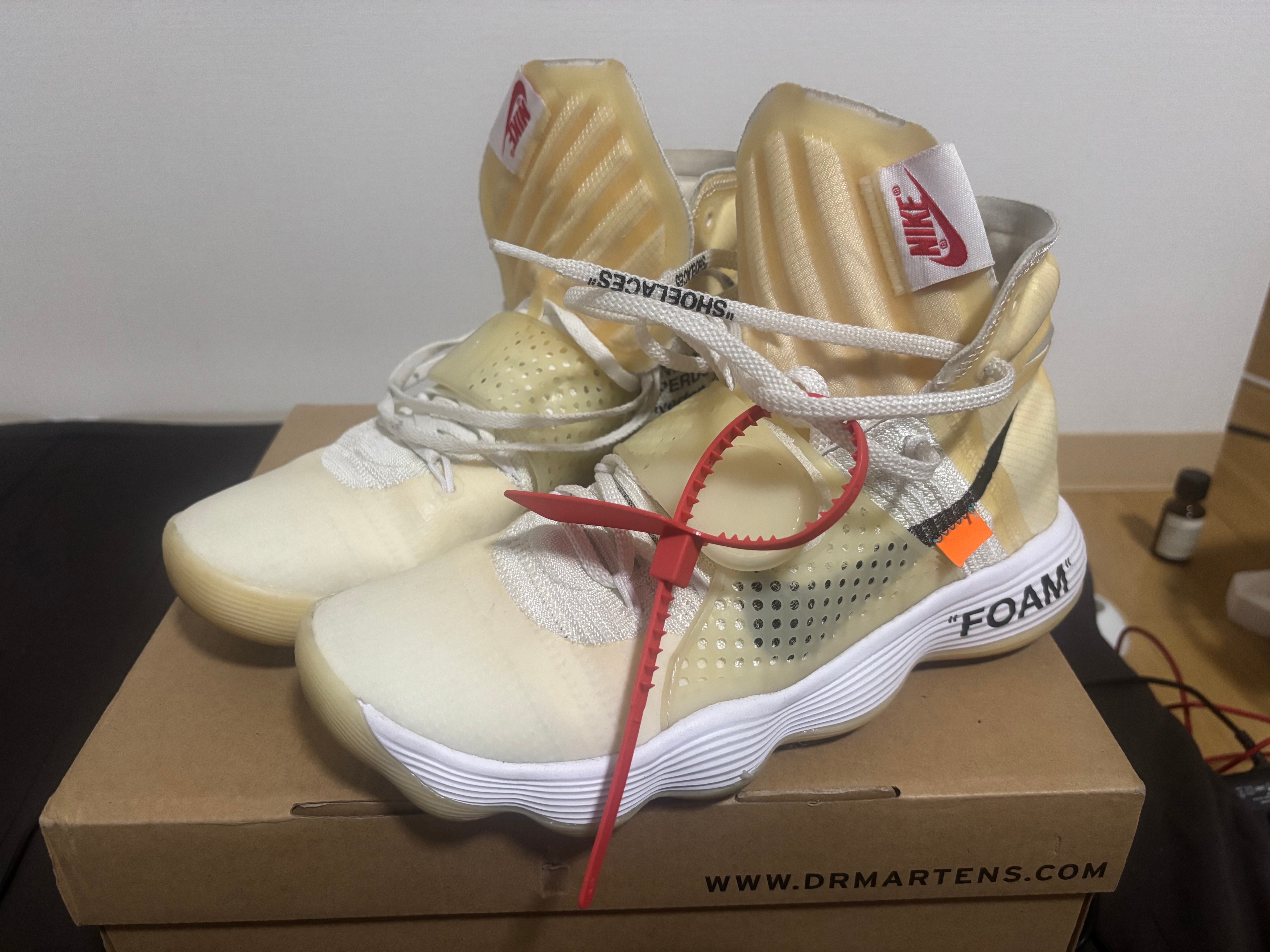 Off-White × Nike React Hyperdunk 2017 Flyknit "The 10/White"