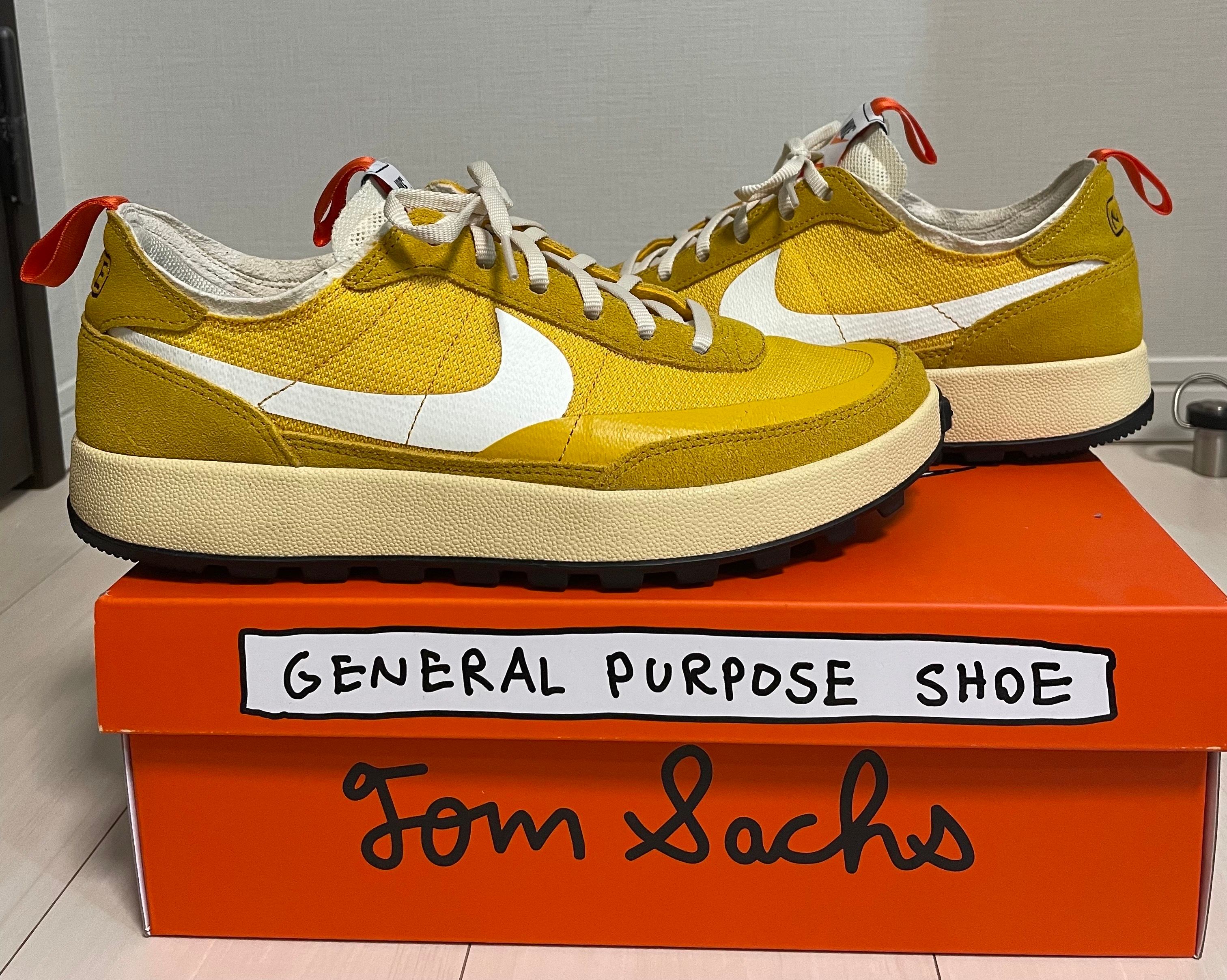 Tom Sachs × NikeCraft Women's General Purpose Shoe "Yellow / Archive"