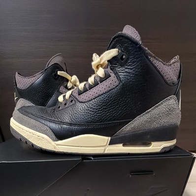 A Ma Maniere × Nike Women's Air Jordan 3 Retro OG SP "Black and Flat Pewter/WYWS"
