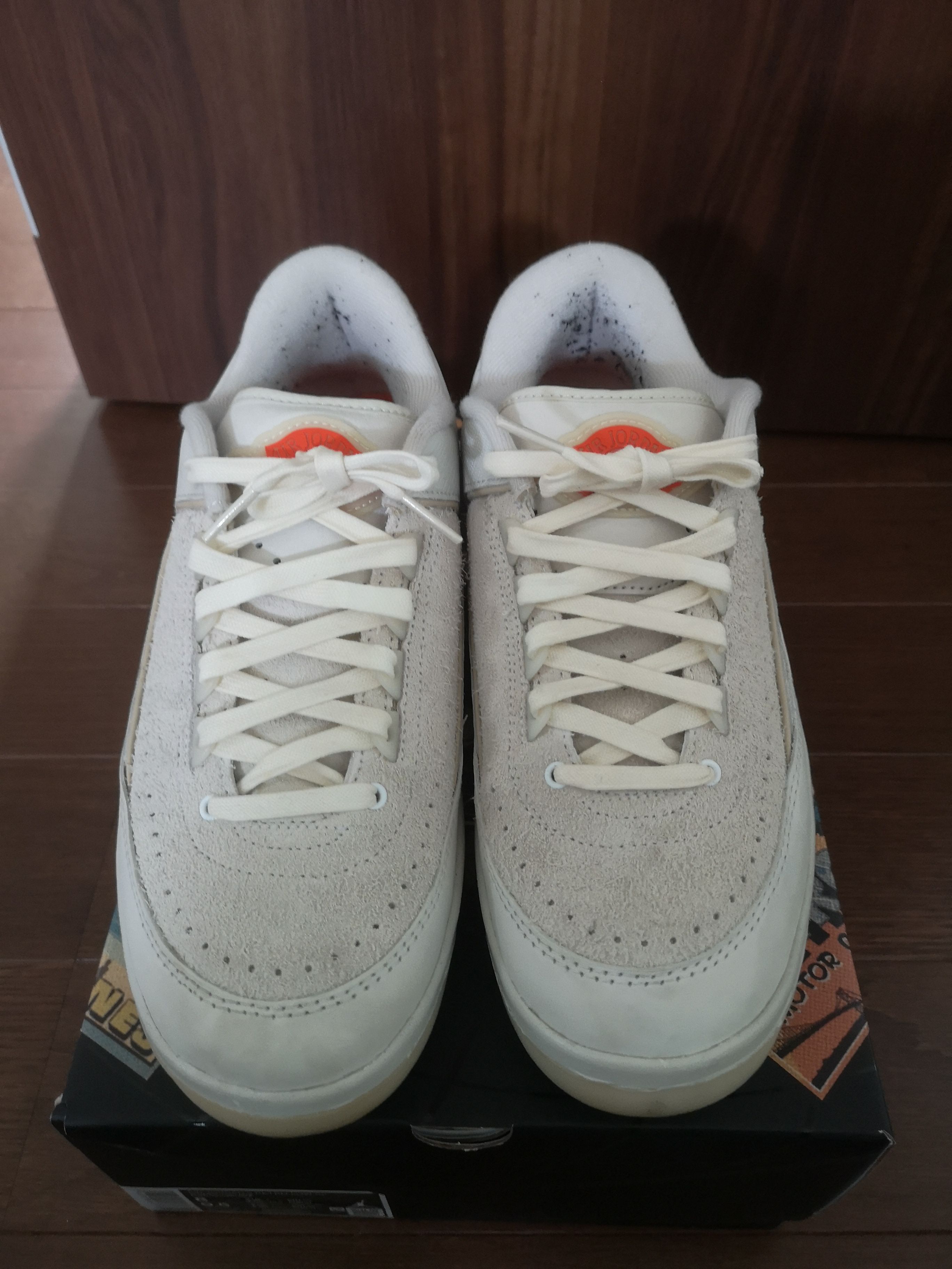 Shelflife × Nike Air Jordan 2 Low "Sail/Light Bone and Mandarin" 