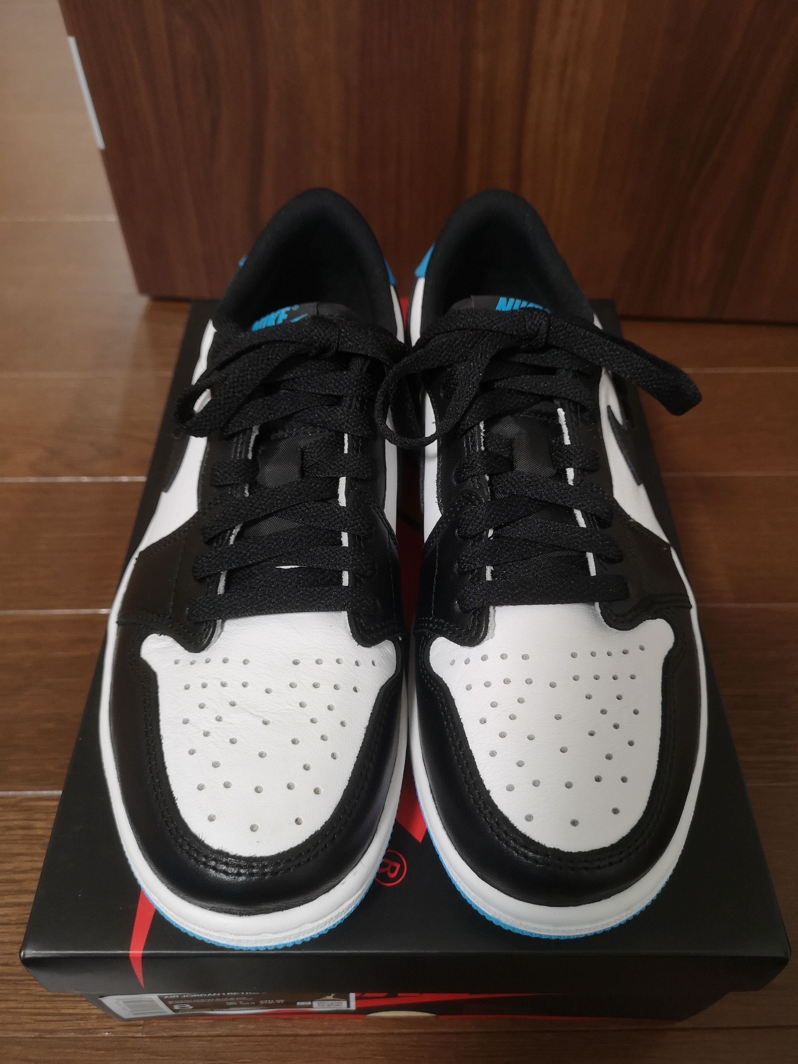 Nike Air Jordan 1 Low OG "Black and Dark Powder Blue/UNC"