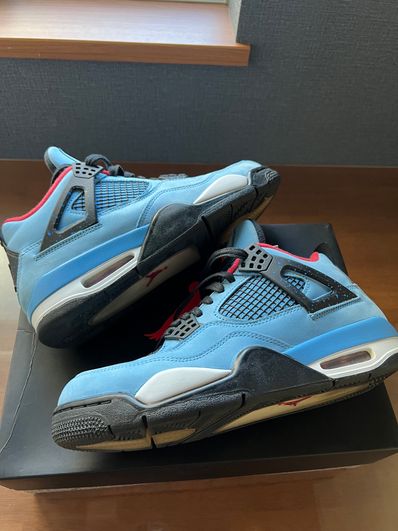 Travis Scott × Nike Air Jordan 4 Retro Cactus Jack "University Blue"