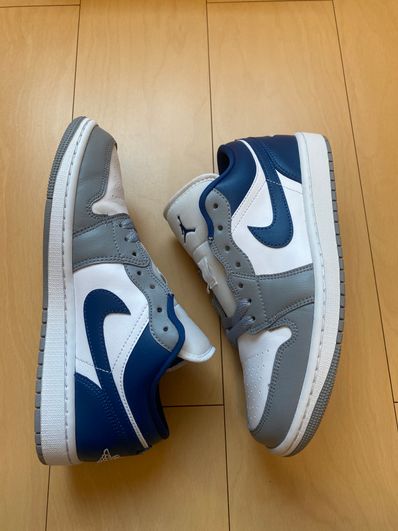 Nike Women's Air Jordan 1 Low "Grey and Blue"