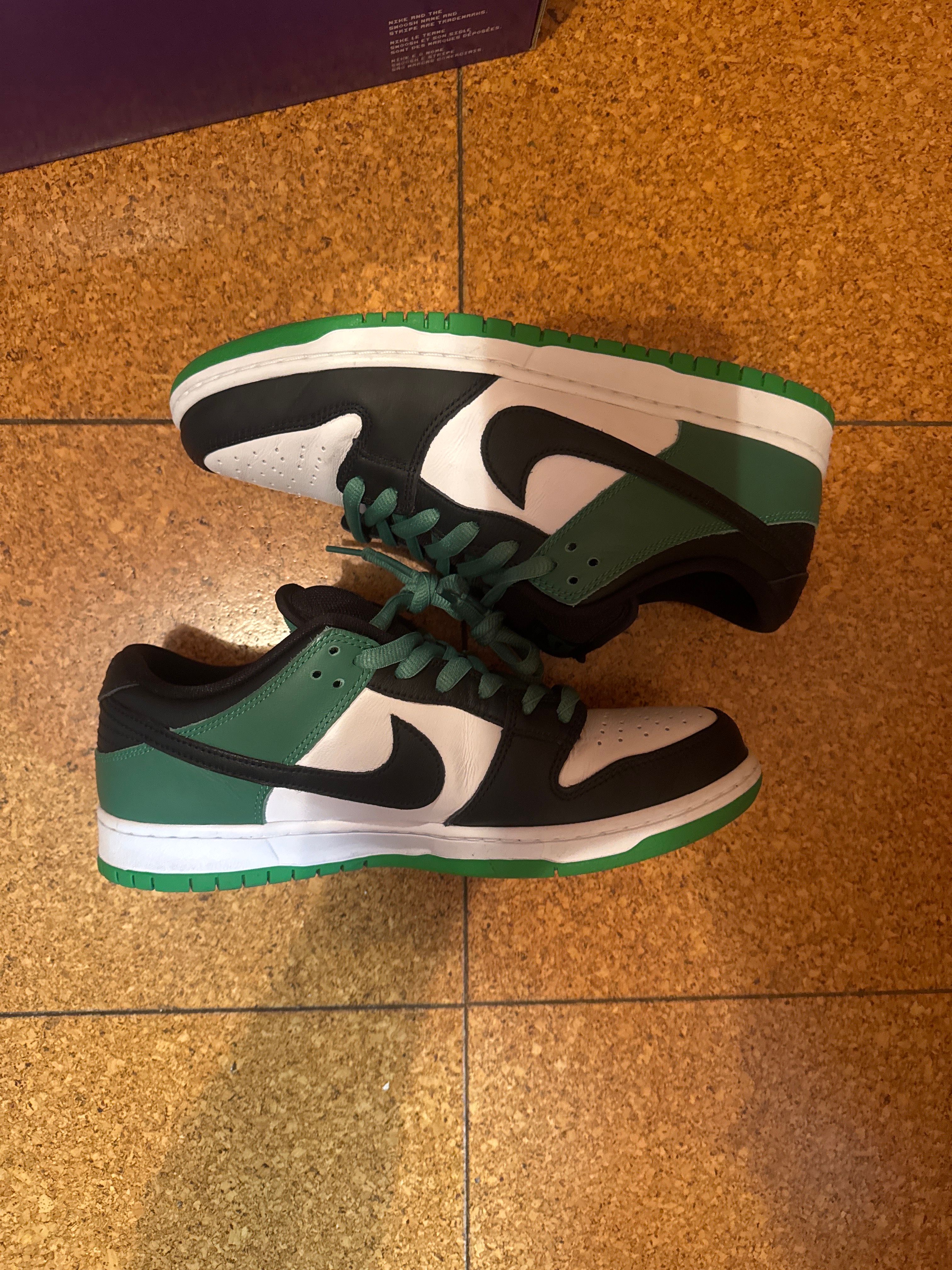 Nike SB Dunk Low Pro "Black and Classic Green"