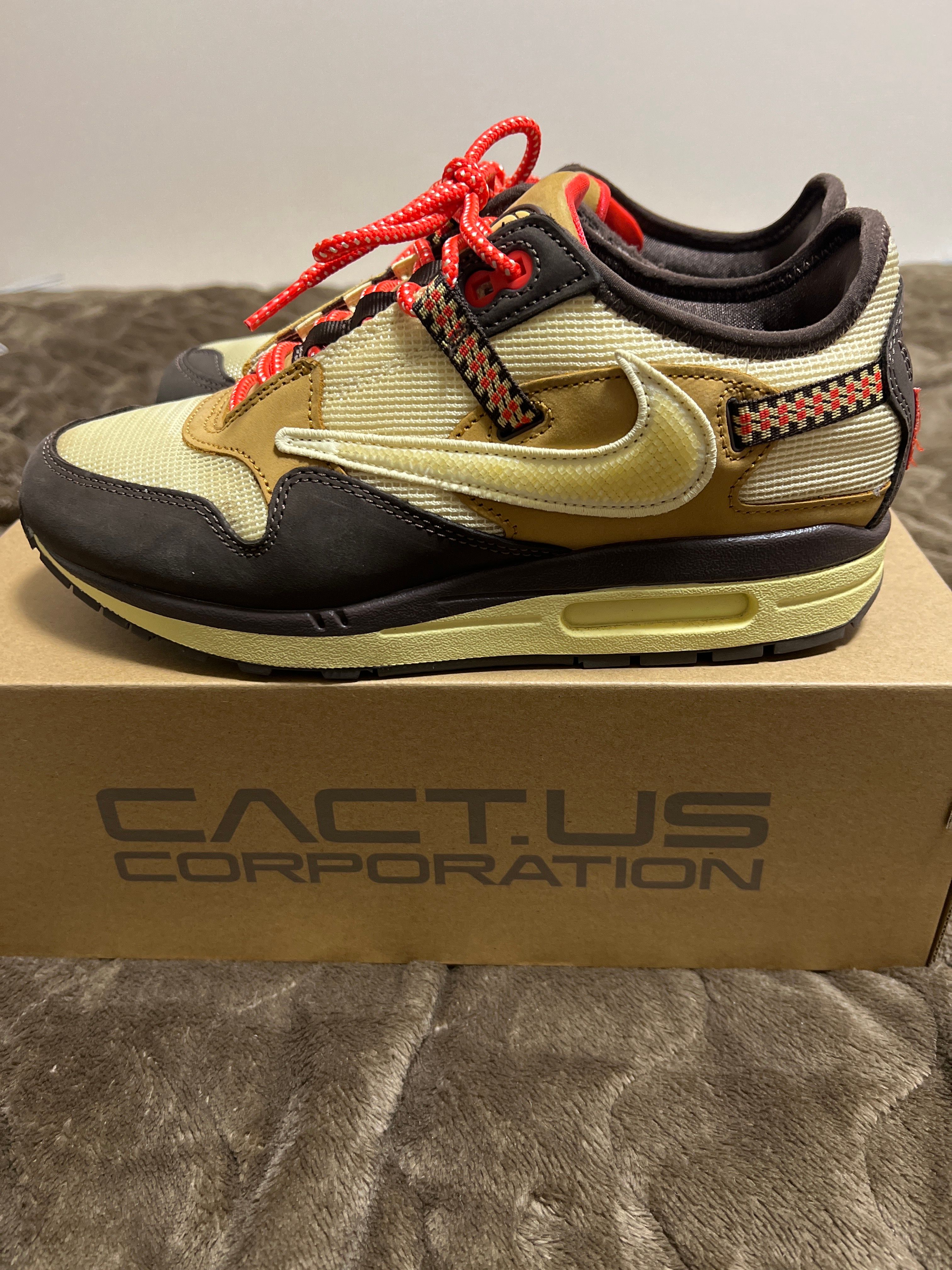 Travis Scott × Nike Air Max 1 "CACT.US Brown"