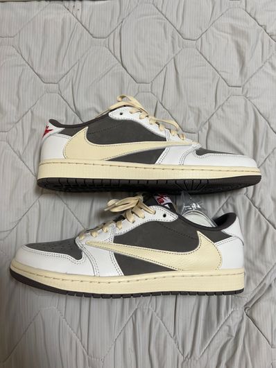Travis Scott × Nike Air Jordan 1 Low OG SP "Reverse Mocha/Sail and Ridgerock"