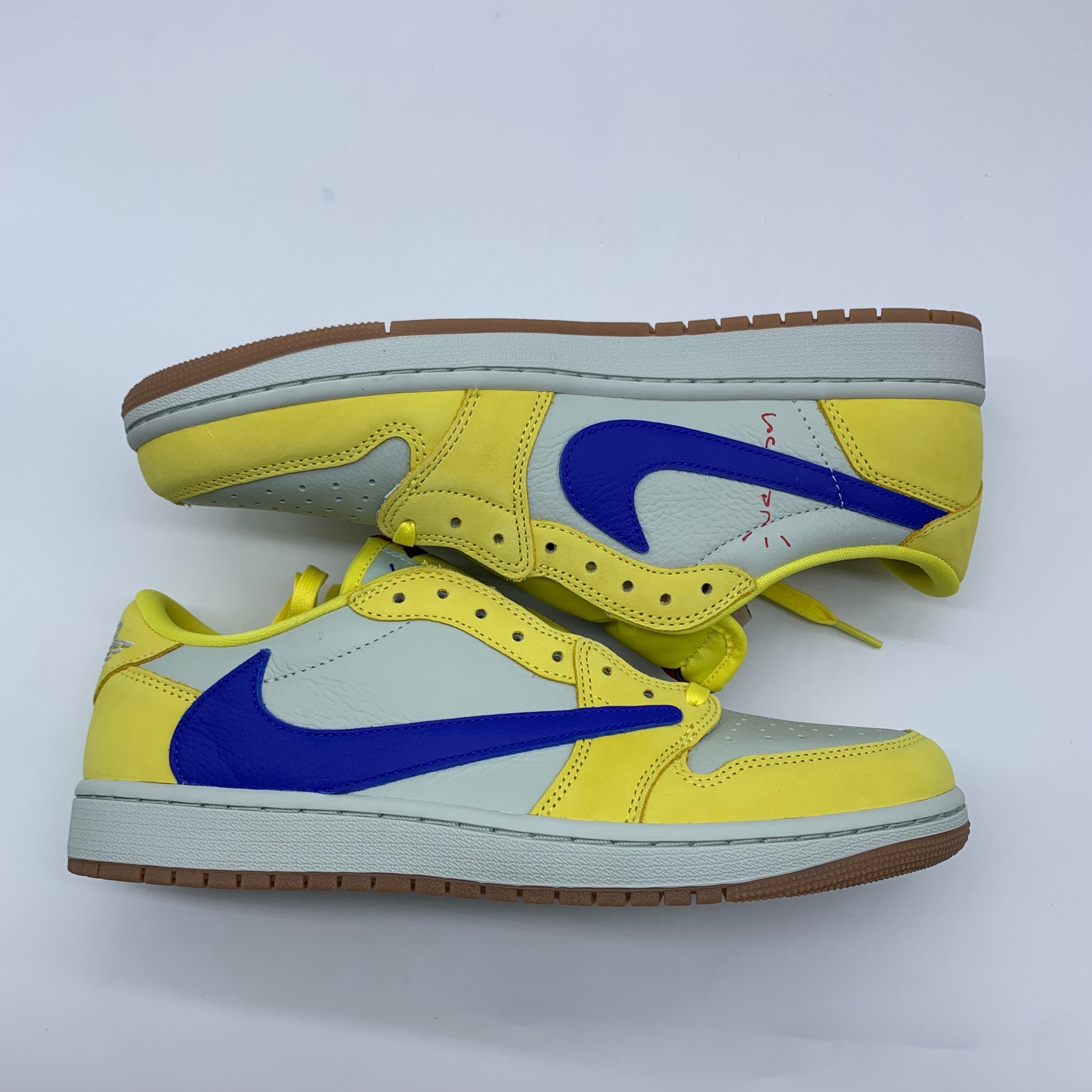 Travis Scott × Nike Women's Air Jordan 1 Retro Low OG "Canary"