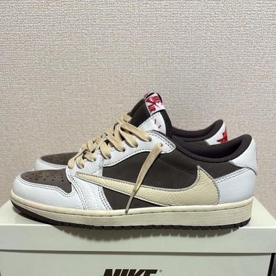 Travis Scott × Nike Air Jordan 1 Low OG SP "Reverse Mocha/Sail and Ridgerock"
