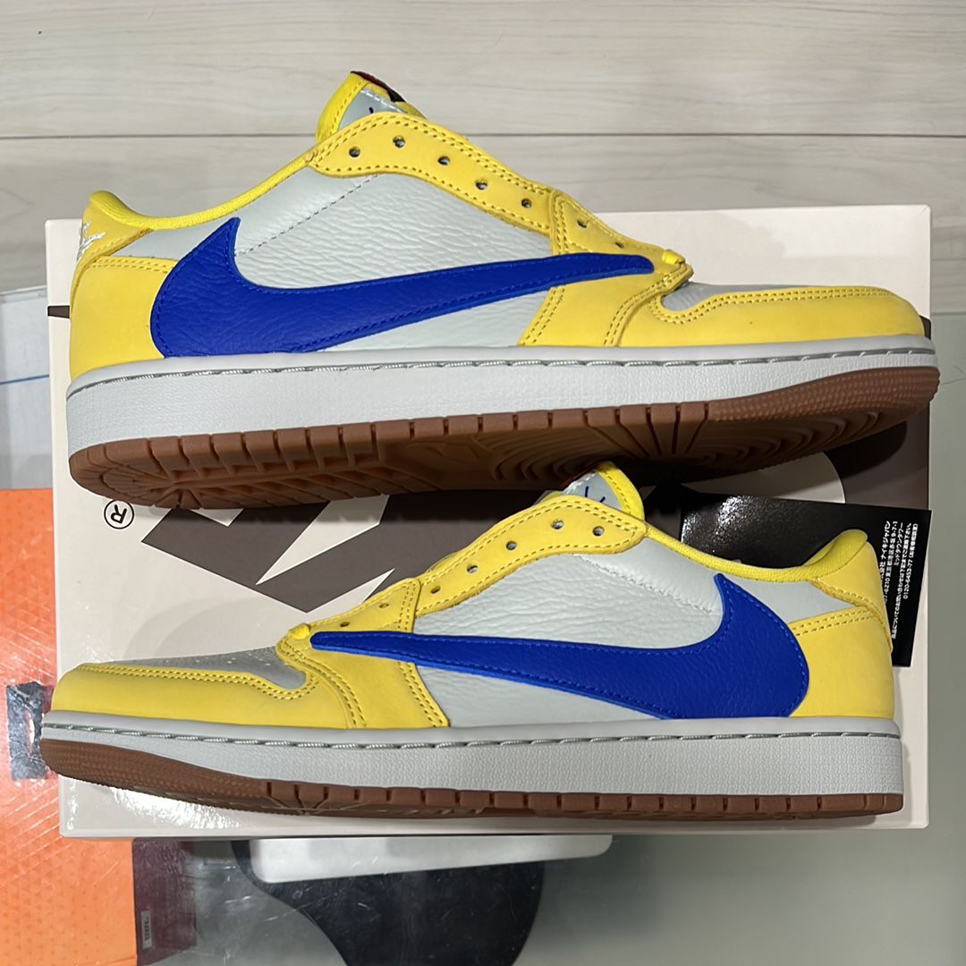 Travis Scott × Nike Women's Air Jordan 1 Retro Low OG "Canary"