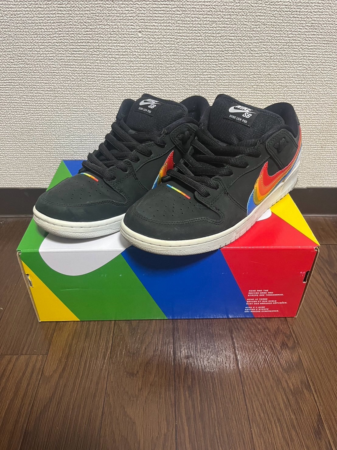 Polaroid × Nike SB Dunk Low Pro QS "Black/White"