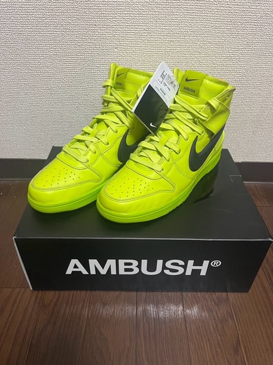 Ambush × Nike Dunk High "Flash Lime"