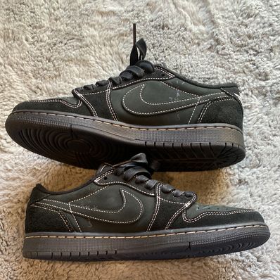 Travis Scott × Nike Air Jordan 1 Low OG SP "Black Phantom"