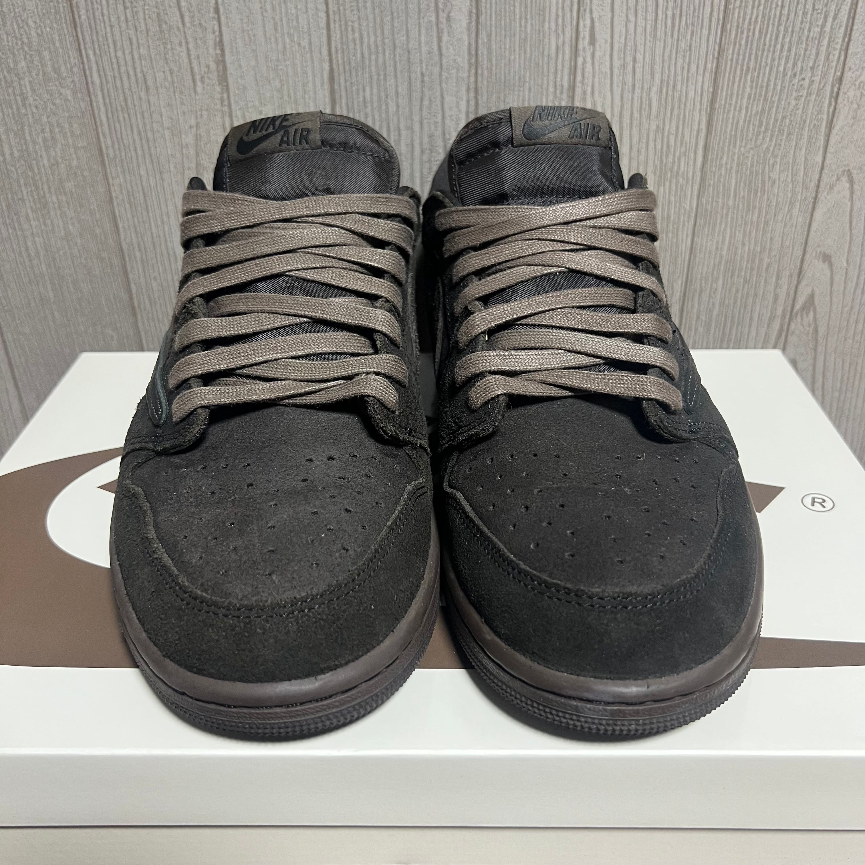 Travis Scott × Nike Air Jordan 1 Low OG SP "Velvet Brown and Dark Mocha"