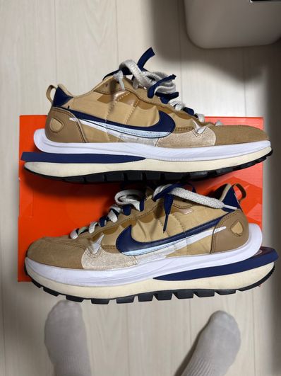 Sacai × Nike Vapor Waffle "Sesame And Blue Void"