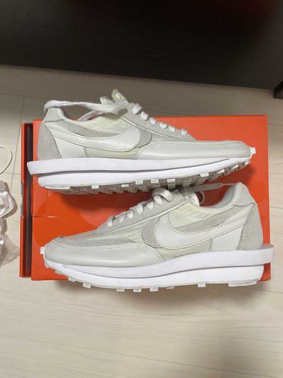 sacai × Nike LDV Waffle "Triple White"