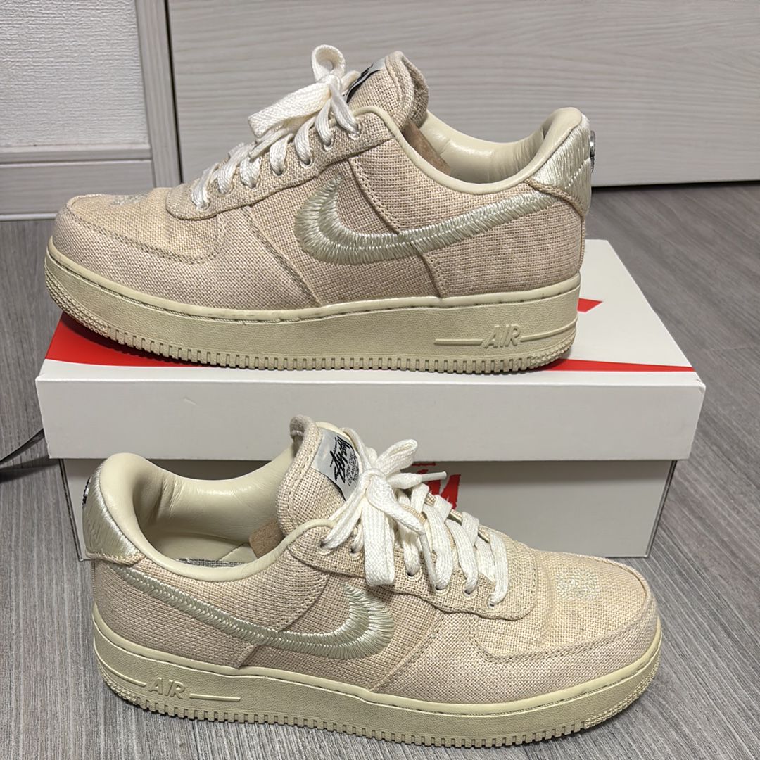 Stussy × Nike Air Force 1 Low "Fossil Stone"