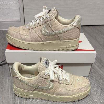 Stussy × Nike Air Force 1 Low "Fossil Stone"