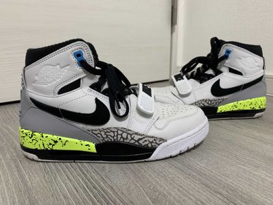 DON C × NIKE JORDAN LEGACY 312 BLACK-VOLT-VIVID BLUE