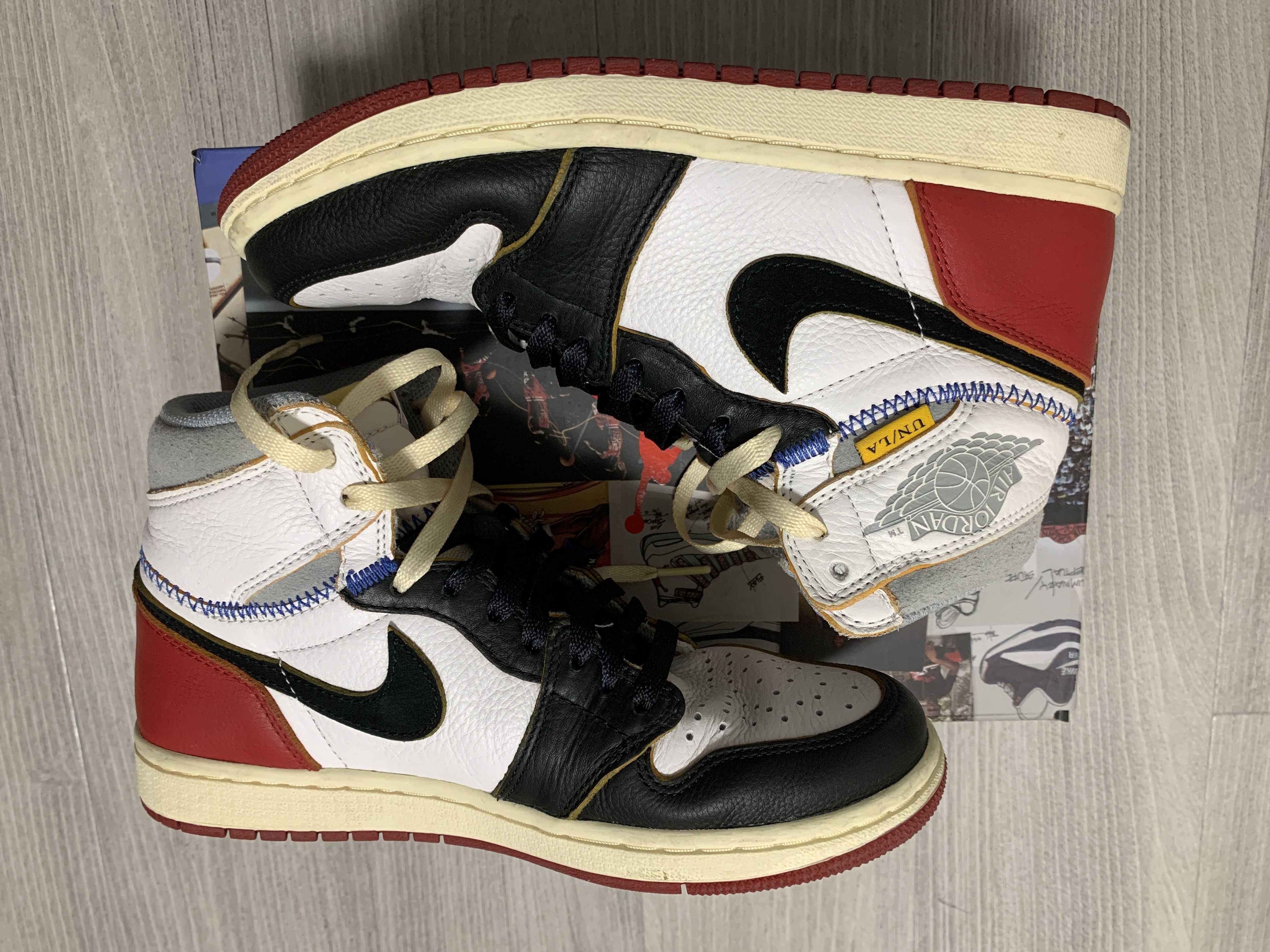 UNION × Nike Air Jordan 1 Retro High OG NRG "Varsity Red/Wolf Grey"