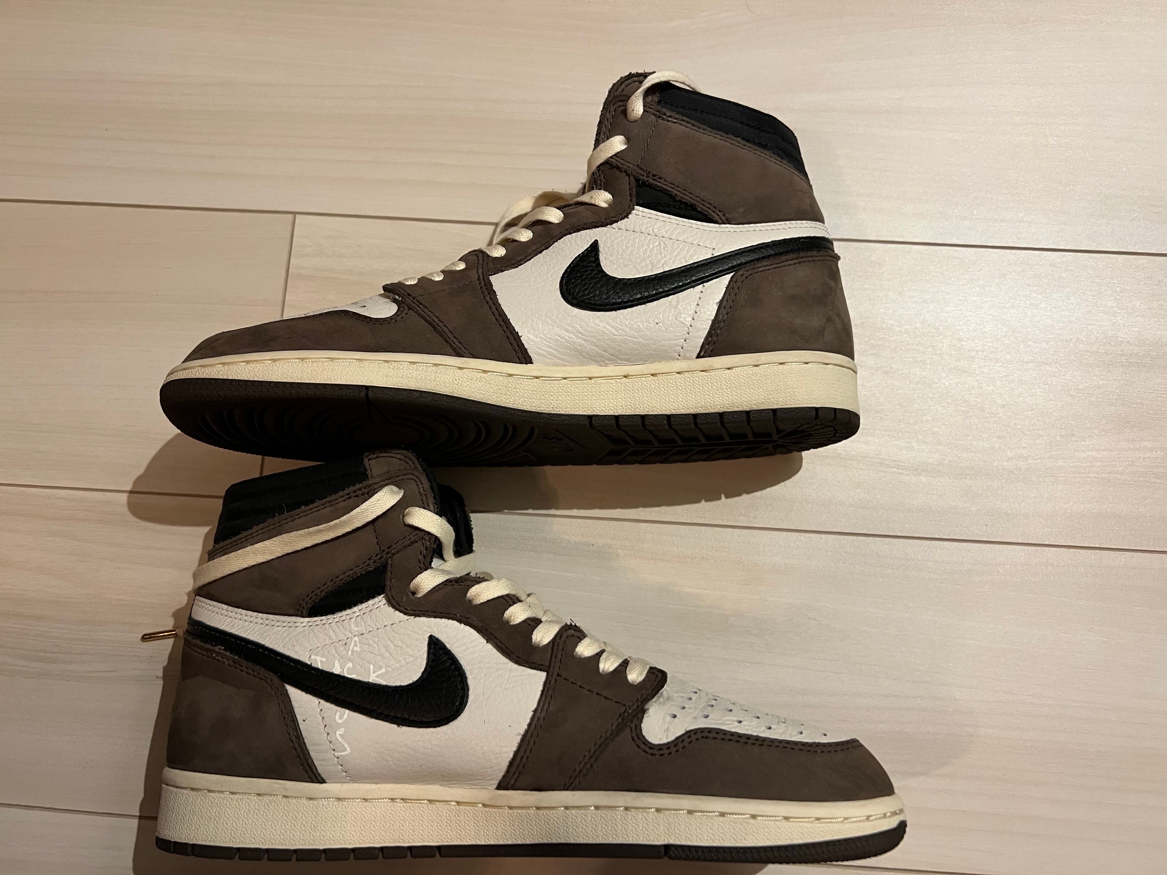 Travis Scott × Nike Air Jordan 1 Retro High OG TS SP "Sail/Dark Mocha"