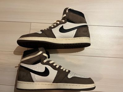 Travis Scott × Nike Air Jordan 1 Retro High OG TS SP "Sail/Dark Mocha"
