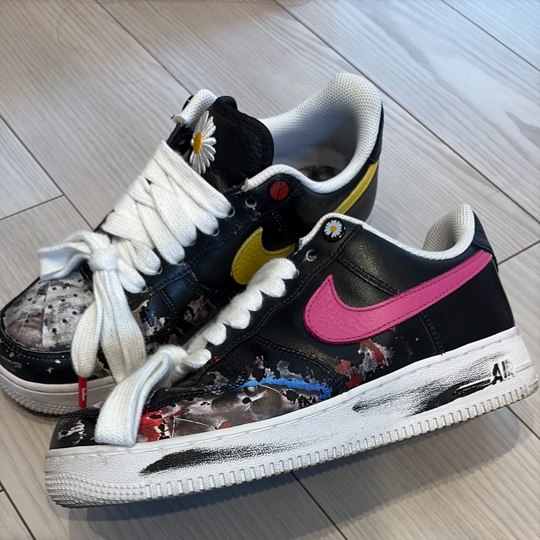 PEACEMINUSONE × Nike Air Force 1 Low '07 Para-Noise 3.0 "Black and Multi-Color" / G-DRAGON