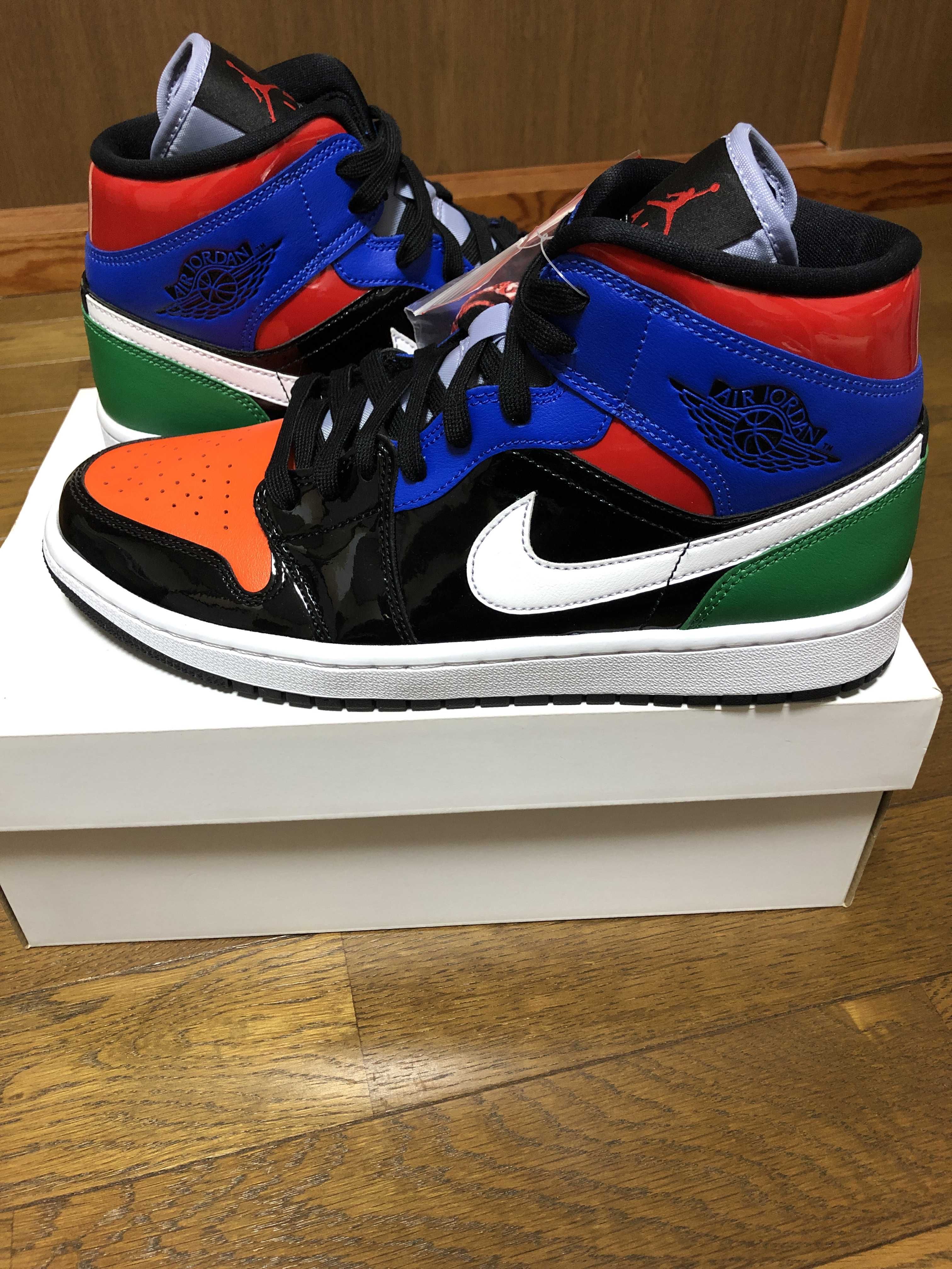 NIKE Women's AIR JORDAN 1 MID "PATENT BLEND"