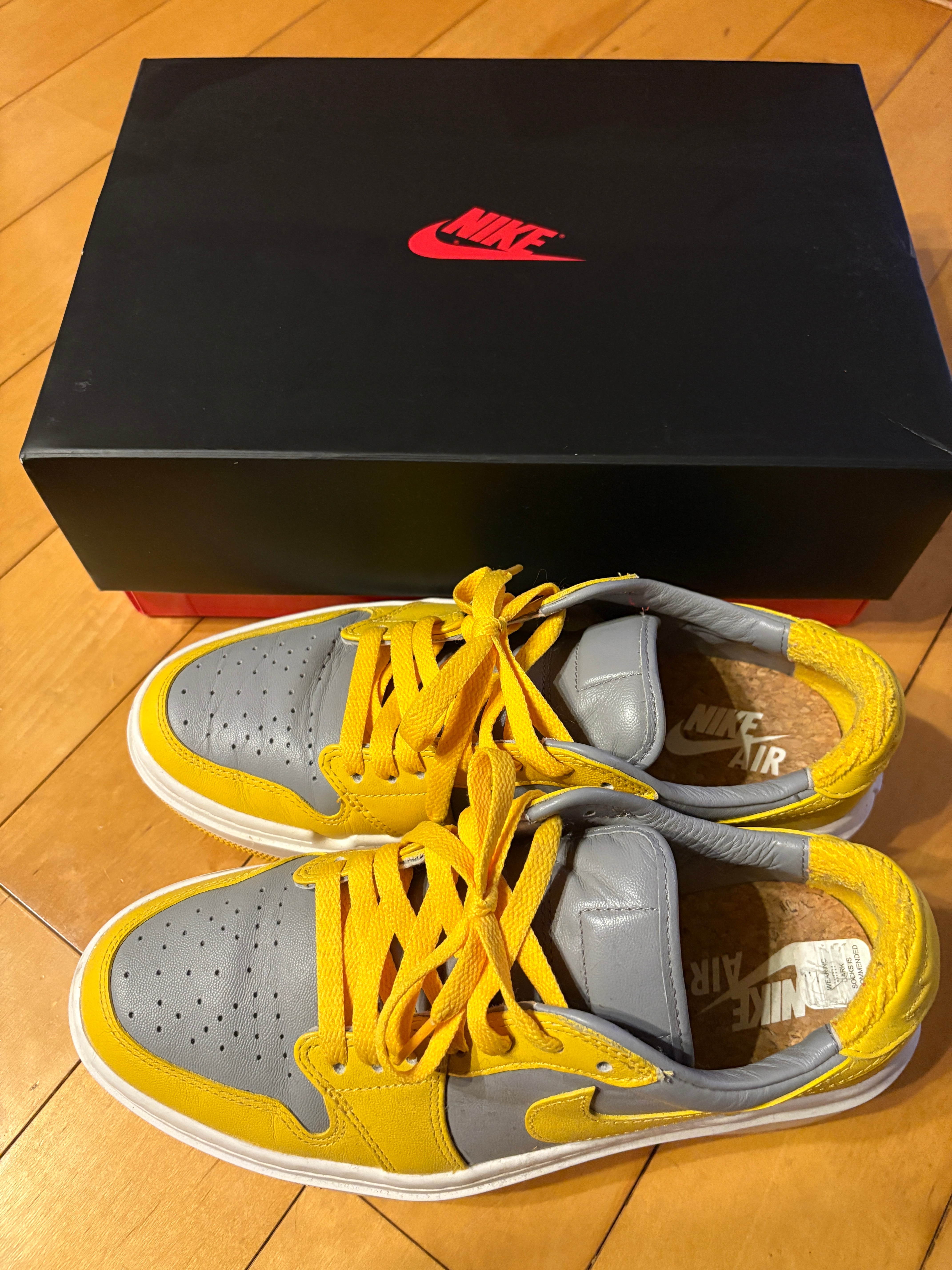Nike Women's Air Jordan 1 Elevate Low "Grey/Yellow"