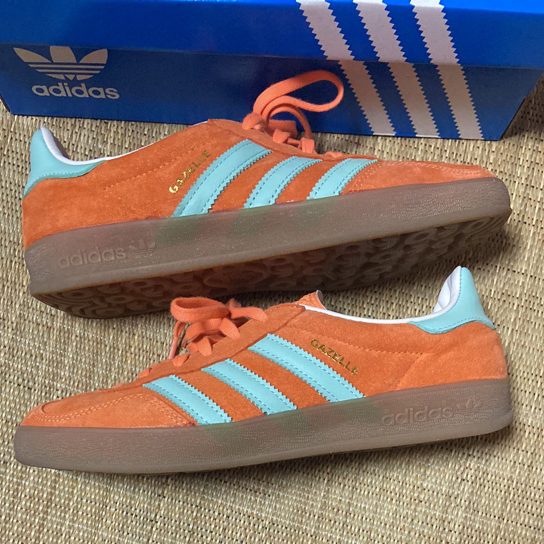 adidas Gazelle Indoor "Easy Orange/Clear Mint/Gum"