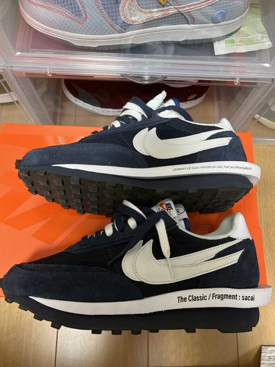 Fragment × sacai × Nike LD Waffle "Blackended Blue"