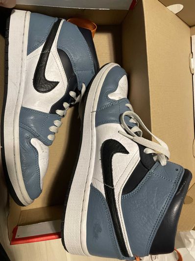 FACETASM × Nike Air Jordan 1 Mid "White/Navy"