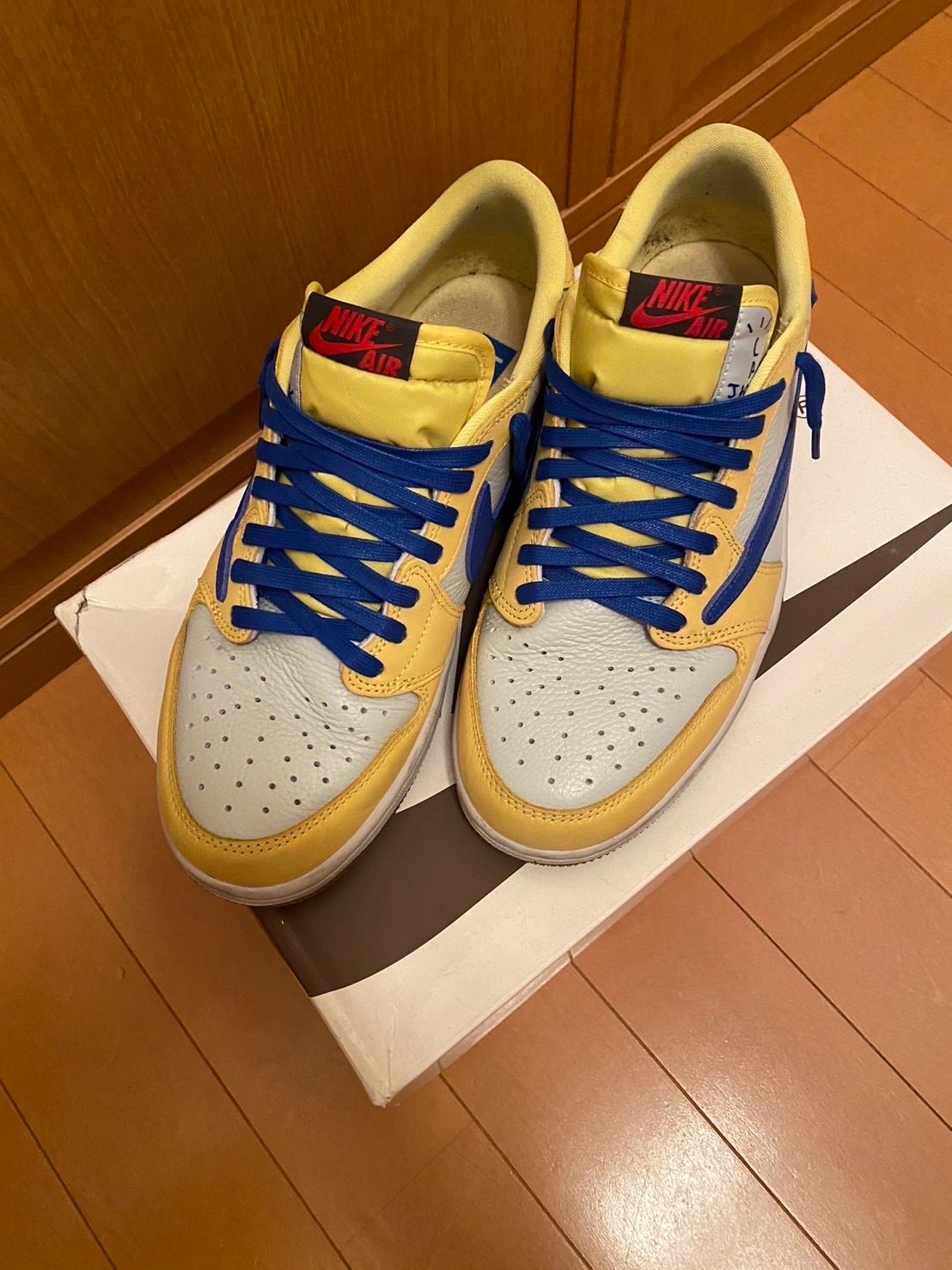 Travis Scott × Nike Women's Air Jordan 1 Retro Low OG "Canary"