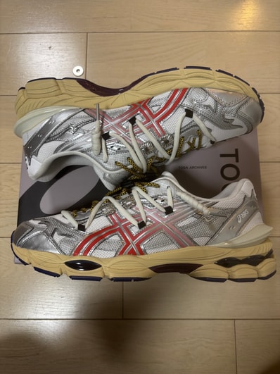 TOGA × Asics Gel-Cumulus 16 TG "White/Red Pure Silver"