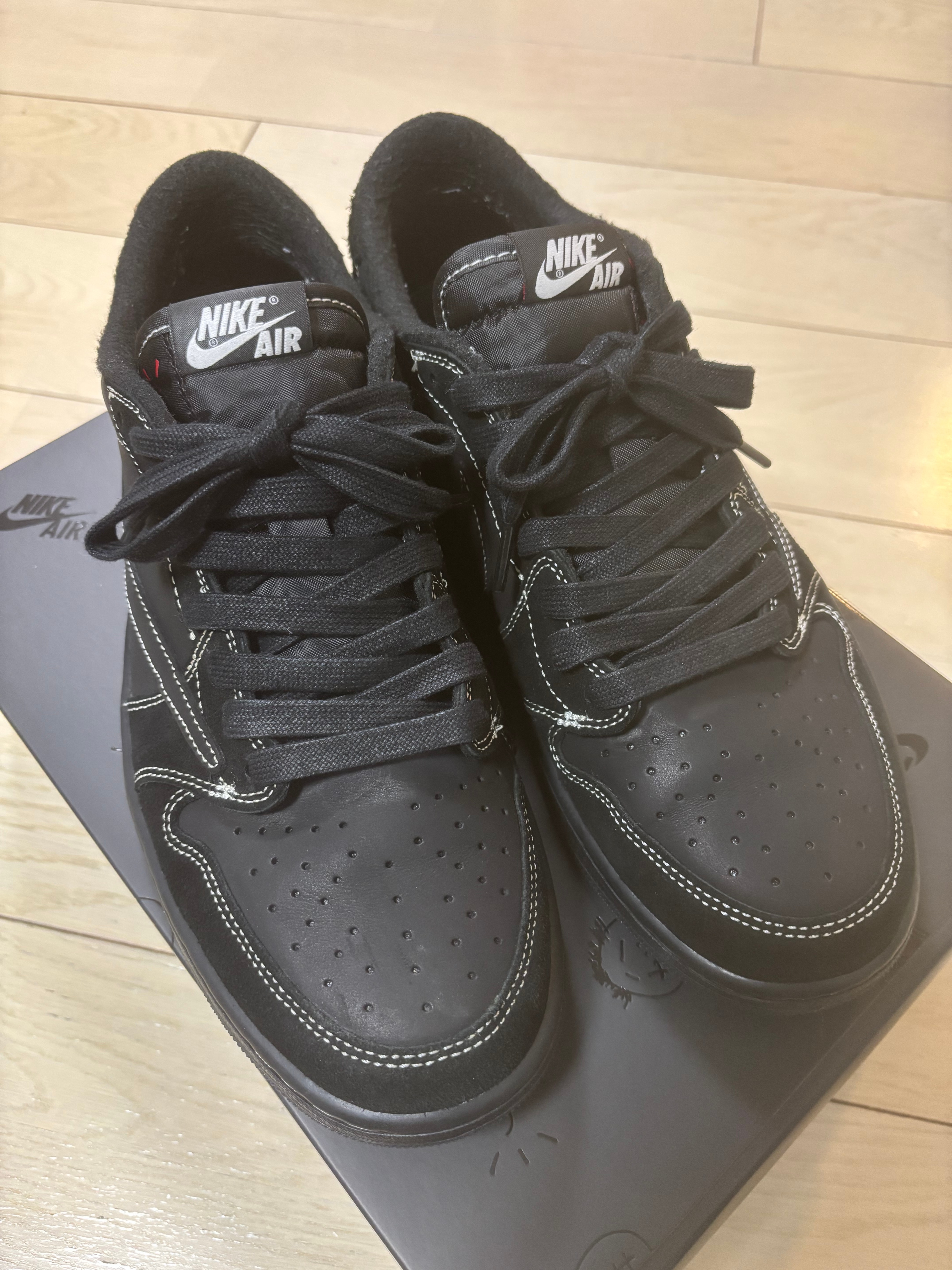 Travis Scott × Nike Air Jordan 1 Low OG SP "Black Phantom"