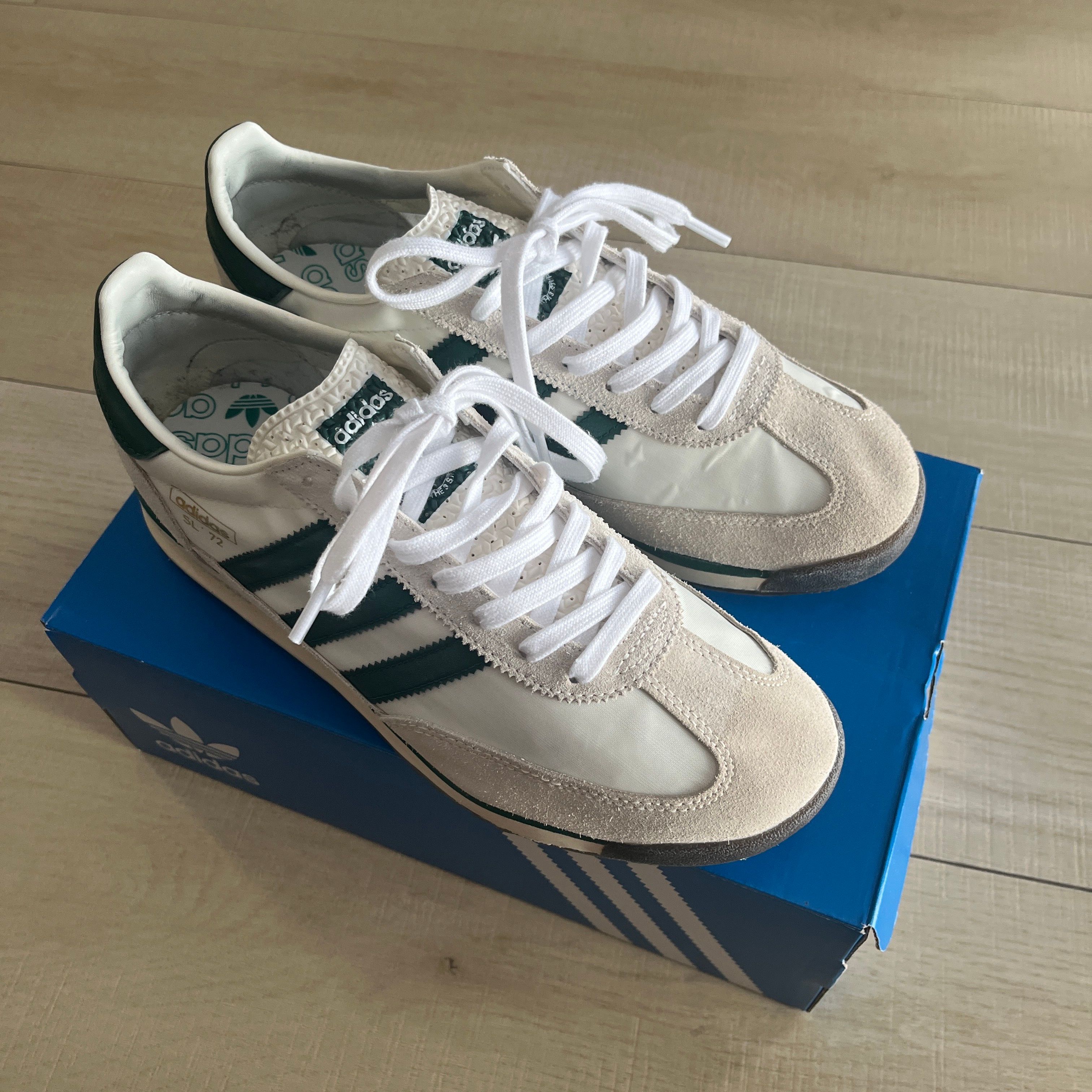 adidas SL72 RS "Cloud White/College Green/Gum Five"