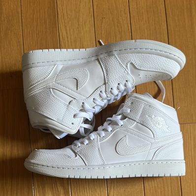 Nike Air Jordan 1 Mid "Triple White"(2020)
