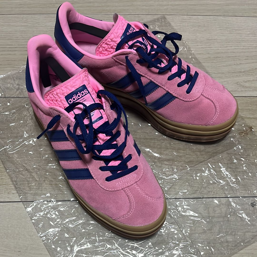 adidas Women's Gazellebold "Pink Glow/Victory Blue/Gum"