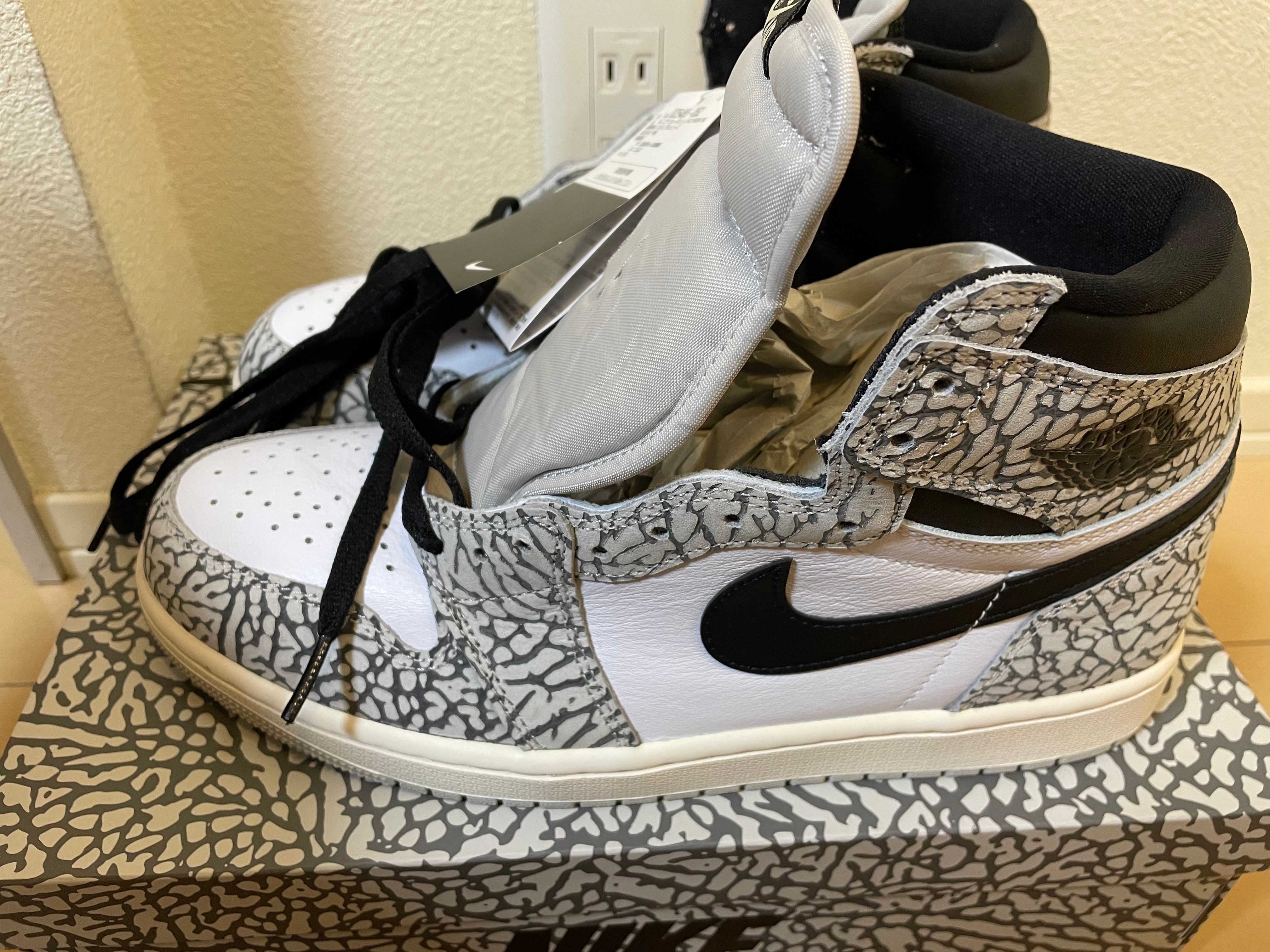 Nike Air Jordan 1 High OG "White Cement/Safari"