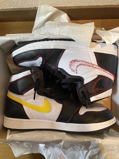 Nike Air Jordan 1 High OG Defiant "Black/Yellow/Gym Red"